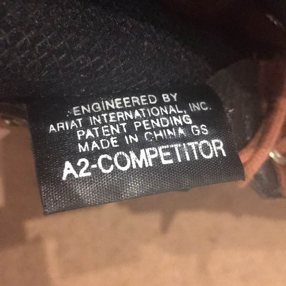 Men's Ariat A2 Competitor Lace-Up Boots - Picture 8 of 8